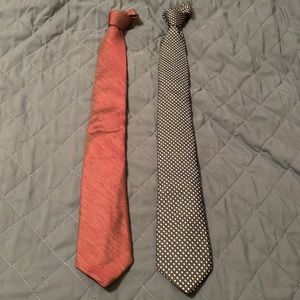 Allen Edmonds Neck Ties - Blue w/ Dots & Red